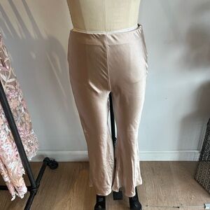 Elegant Satin Women's Pants